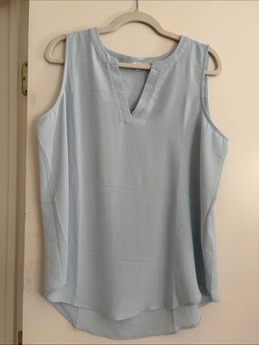 Maurices Soft Light Blue Sleeveless V-Neck Camisole